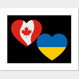 Canada support Ukraine Posters and Art